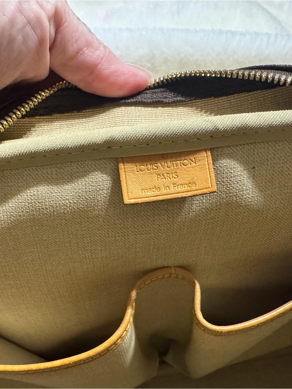Louis Vuitton Interior Canvas with Vachetta Leather Trim Deauville